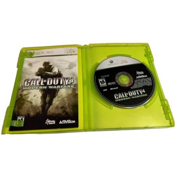 Call Of Duty 4 Modern Warfare Microsoft Xbox 360 Complete With Manual - Picture 3 of 3